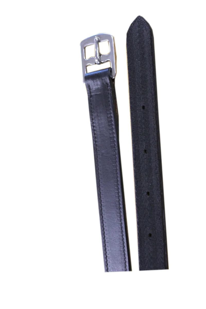 Equisential Nylon Stirrup Leathers in Black